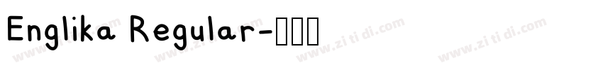 Englika Regular字体转换